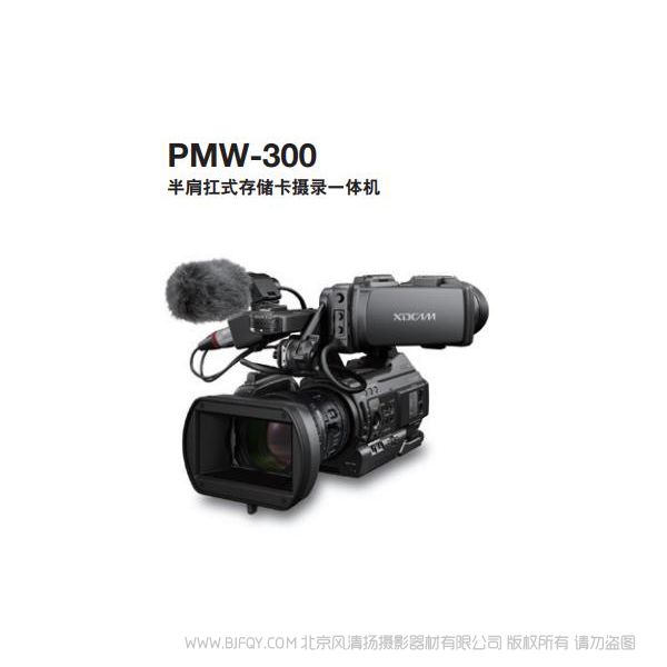 索尼 PMW-300 半肩扛式存儲卡攝錄一體機  宣傳手冊 經(jīng)銷商 指南 宣傳冊 pdf 