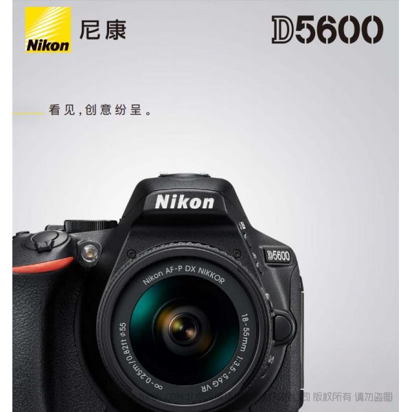 Nikon D5600尼康宣傳彩頁 海報 宣傳冊 經銷商宣傳畫冊 展會宣傳圖 