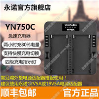 永諾極速充電器YN750C適用NP-F750 NP-F970攝影燈補光燈鋰電池