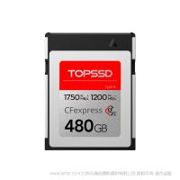 天碩 TOPSSD 480GB 新款存儲卡  1750MB/秒 CFExpress Type B存儲卡 閃存卡 內存卡 Z6 Z7 1DX3 