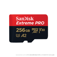 SanDisk閃迪  SDSQXCZ-256G-ZN6MA 256g 無人機TF卡手機內存卡micro sd卡 A2相機卡存儲