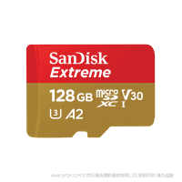 SanDisk閃迪 SDSQXA1-128G-ZN6MA  128G內(nèi)存卡micro sd卡 相機(jī)卡128GB無(wú)人機(jī)卡TF卡A2高