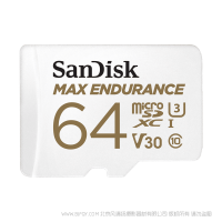 閃迪™  SDSQQVR-064G-ZN6IA 專業(yè)級(jí)高耐用 microSD™ 存儲(chǔ)卡 SanDisk 產(chǎn)品 64GB