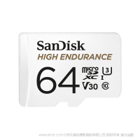 閃迪®  SDSQQNR-064G-ZN6IA 高耐用 microSD™  64GB 存儲卡 SanDisk 產品 TF卡 內存 閃存 