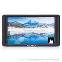 富威德 FEELWORLD F5 5" 單反攝影攝像4K監(jiān)視器 HDMI輸入/輸出 IPS全高清1920x1080 傾斜式支架 電源輸出接口