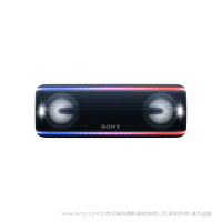 索尼 sony SRS-XB41 防水重低音無線揚聲器 黑色 LIVE SOUND現場音效 / 酷炫燈光 Party booster / 揚聲單元尺寸：約 58mm / 隨機配件：交流電源適配器 / 保修卡 / 電池續航：約 24H / 為手機充電：有