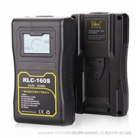 影宸 Rolux RLC-160S V口電池 適用攝像機單反相機監視器led燈供電系統外接電池 適用于索尼系列 含LCD顯示屏