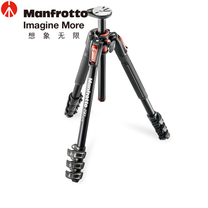 Manfrotto/曼富圖 MT190XPRO4 鋁合金三腳架 單反相機三腳架