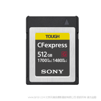 索尼512G CEB-G512 1DX3 內(nèi)存卡 存儲(chǔ) CFexpress  typeB CFE-512G CEB CEB-G Series CFexpress Type B Memory Card