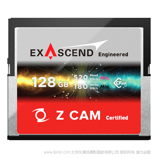 Z CAM™ ExAscend CFast 2.0 128GB 存儲卡