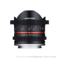 森養 SAMYANG 8mm T3.1 Cine UMC Fish-Eye Cine Lens 電影鏡頭 魚眼鏡頭 本鏡片可與Canon-M, Sony-E, MFT, Samsung NX, Fujifilm-X等五款相機搭配使用。 三洋 三陽