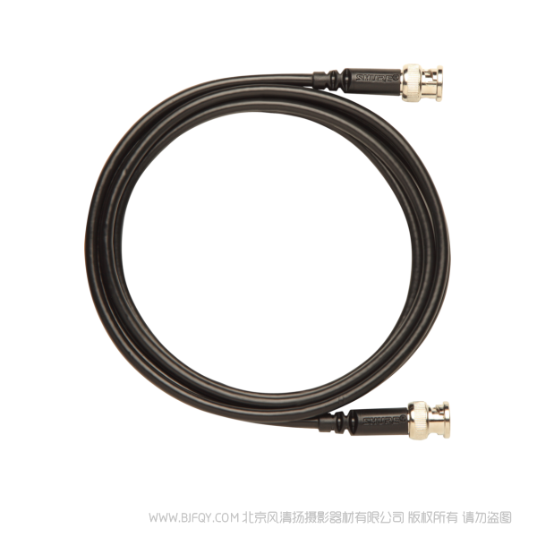 舒爾 Shure UA806 同軸電纜，BNC-BNC，RG58C/U型，50Ω，長(zhǎng)6英尺（2米）。