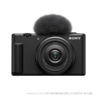 索尼 ZV1F Vlog相機 ZV-1F 黑色（1英寸影像傳感器 超廣角定焦20mm F2.0大光圈鏡頭 小巧輕便）