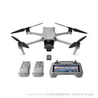 大疆 DJI Air 3 暢飛套裝（帶屏遙控器 & 增強(qiáng)圖傳模塊） Air3 無人機(jī) 雙 4800 萬像素拍照 雙 4K/60fps HDR 視頻 DJI O4 20 公里高清圖傳